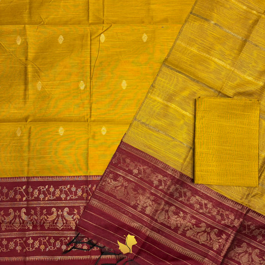 Raw Silk Zari Daman Suits