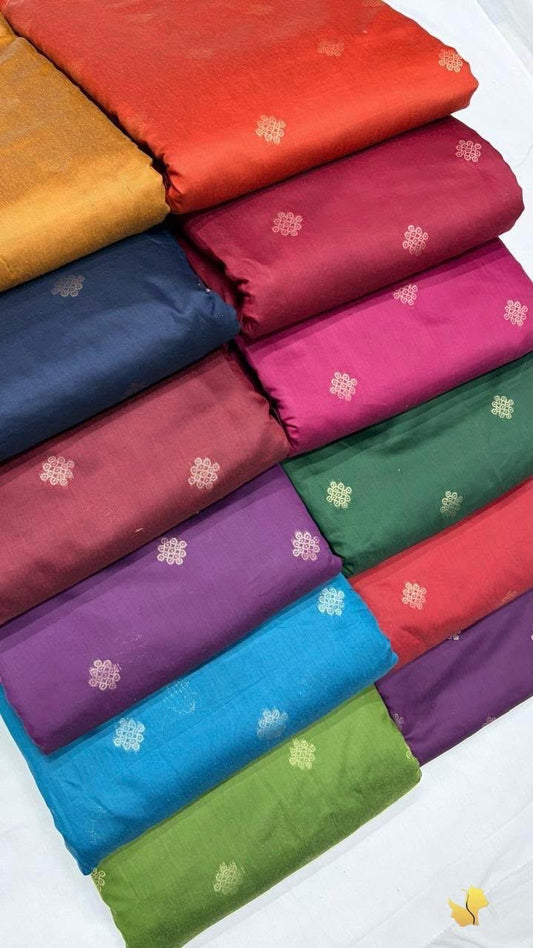Soft Silk Zari butta fabrics