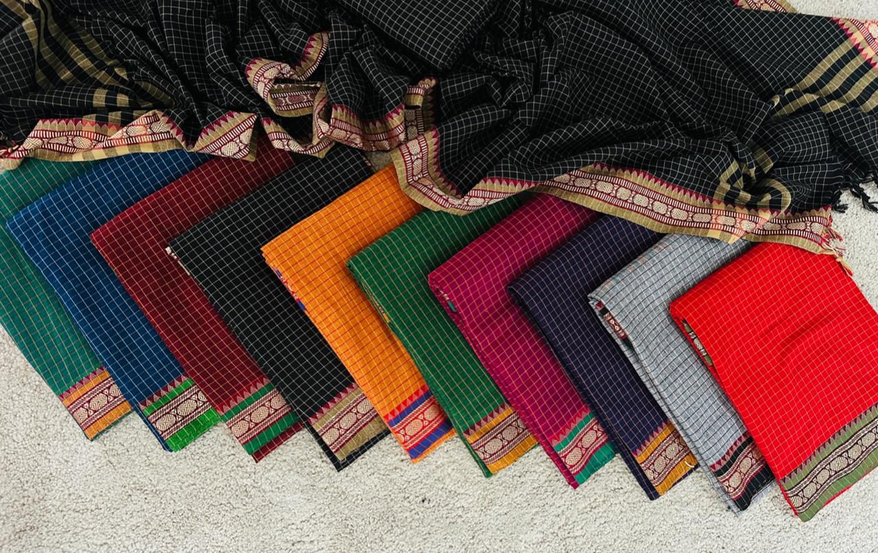 Handloom Cotton Suit Fabrics
